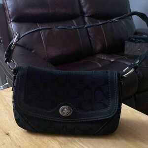 Coach Signature Chelsea braided handle handbag vintage